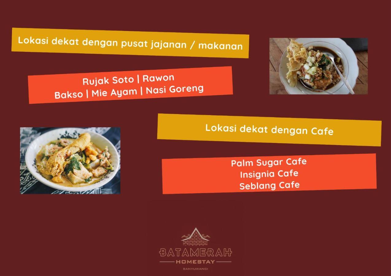 Bata Merah Homestay Banyuwangi  Eksteriør bilde